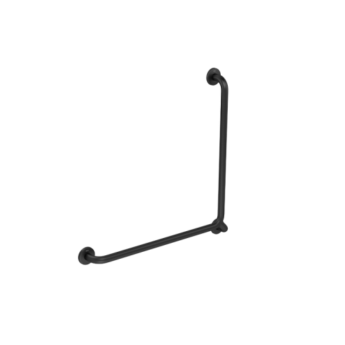 Barra de Apoio em L Esquerdo Conforto Black Matte - 2335.Bl.Mt