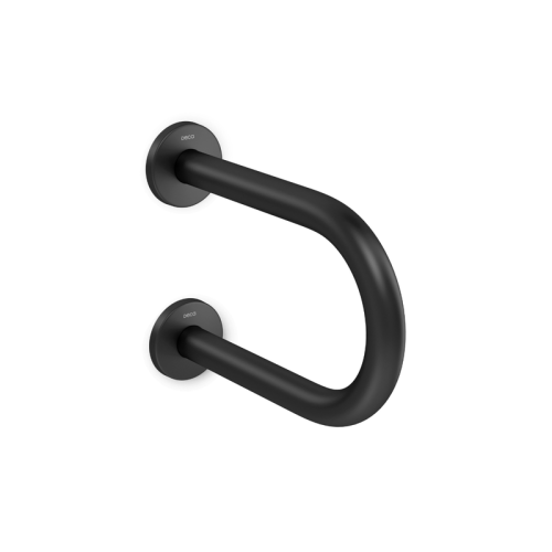 Barra Lateral Fixa 30cm Conforto Black Matte - 2373.Bl.030.Mt