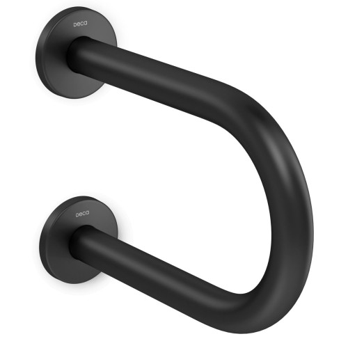 Barra Lateral Fixa 30cm Conforto Black Matte - 2373.Bl.030.Mt