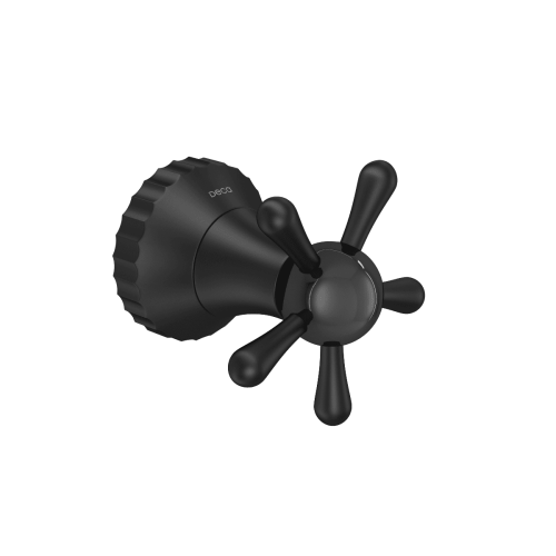 Acabamento para Registro de Gaveta e Pressão 1/2, 3/4 Pérola Black Matte - 4900.Bl108.Pq.Mt