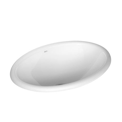 Cuba de Sobrepor Oval Deca 31x44cm Branco Linha L