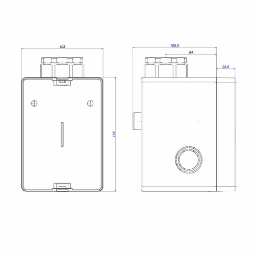 Base para Válvula de Descarga