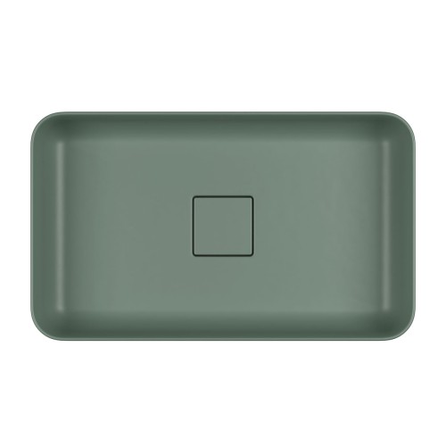Cuba de Apoio Retangular Deca 29,5x50cm Sálvia Slim