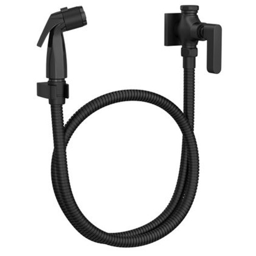 Ducha Higiênica com Registro e Derivação Black Matte