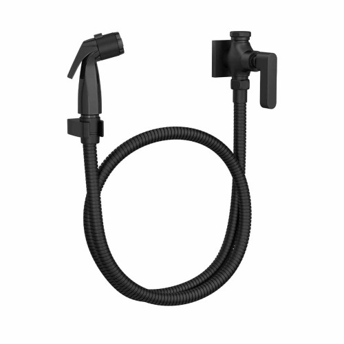 Ducha Higiênica com Registro e Derivação Black Matte