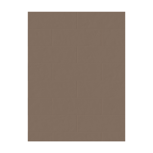 Porcelanato Monocromatico Natural 7,7x24cm Marrom - Portinari Harmonia Brick Bw Nat Esmaltado Bold