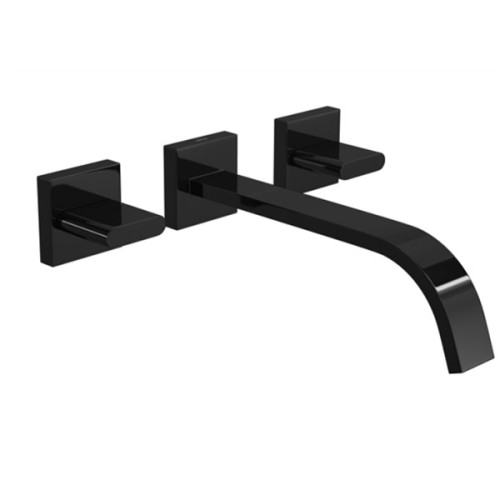Misturador de Parede para Lavatório Polo Black Noir
