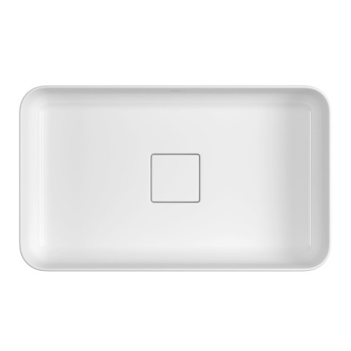 Cuba de Apoio Retangular Deca 29,5x50cm Branco Slim