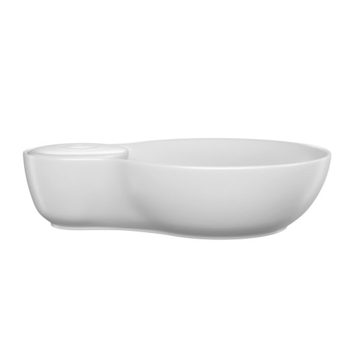 Cuba de Apoio Oceano 60cm Gota Branco Fosco