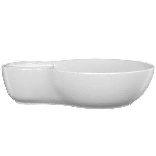 Cuba de Apoio Oceano 60cm Gota Branco Fosco