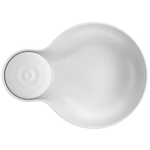 Cuba de Apoio Oceano 60cm Gota Branco Fosco