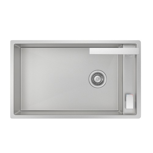 Cuba de Cozinha Retangular com Monocomando Deca Suprahide 70x40cm Inox