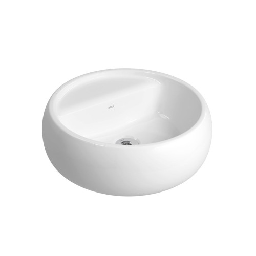 Cuba de Apoio Deca Redonda com Deck 40cm Bold Branco