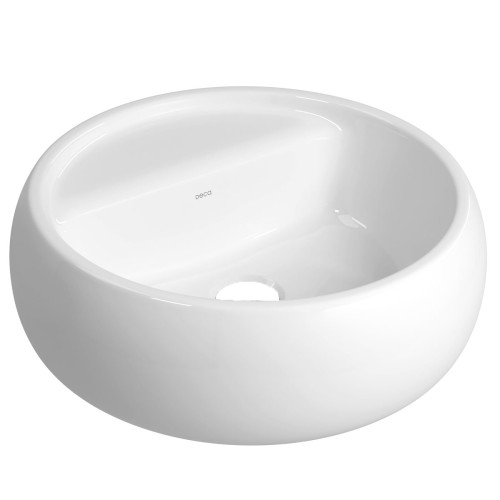 Cuba de Apoio Deca Redonda com Deck 40cm Bold Branco