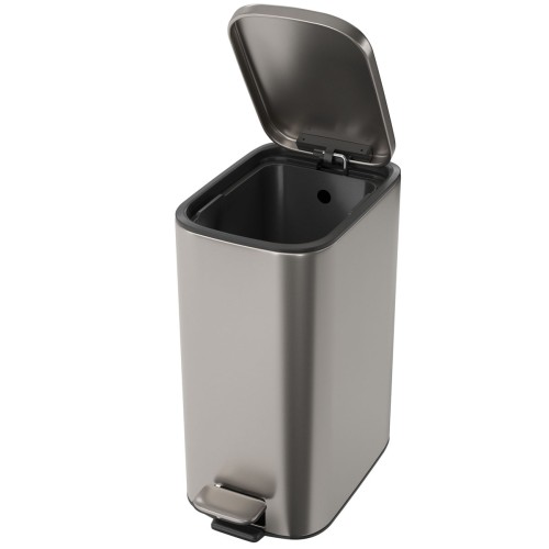 Lixeira Quadrada Deca 11l Inox - 1005.Qua.11.Inx