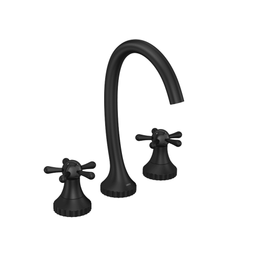 Misturador de Mesa para Lavatório Pérola Dn15 Black Matte - 1877.Bl108.Mt