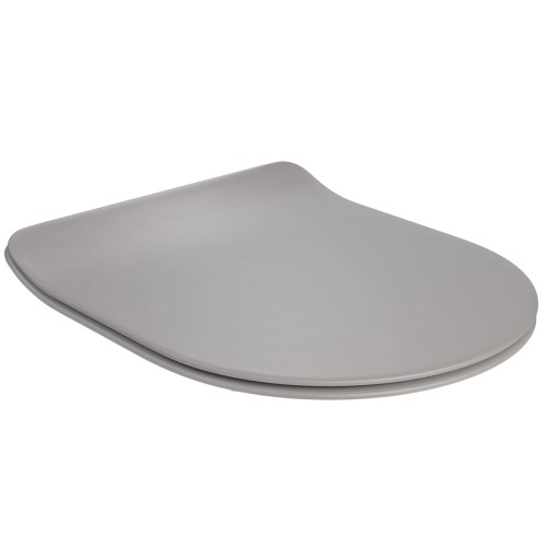 Assento em Termofixo Deca com Slow Close e Easy Clean para Bacias Lk Carrara Nuova Soft Antracite