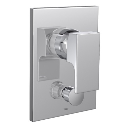 Misturador Monocomando 4 Vias de Chuveiro com Desviador para Banheira Unic Cromado