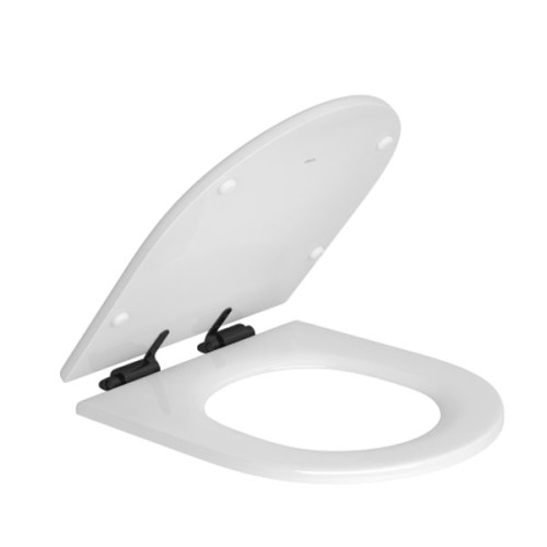 Assento Poliéster Slow Close com Microban para Bacias Carrara / Duna / Lk /level / Nuova Branco / Black Matte
