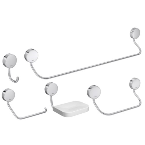 Kit de Acessórios Deca com 5 Peças Net Cromado