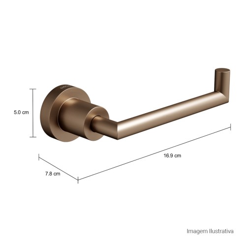 Papeleira Deca Slim Corten