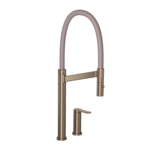 Misturador Monocomando de Mesa para Cozinha Deca Colore Corten e Fendi