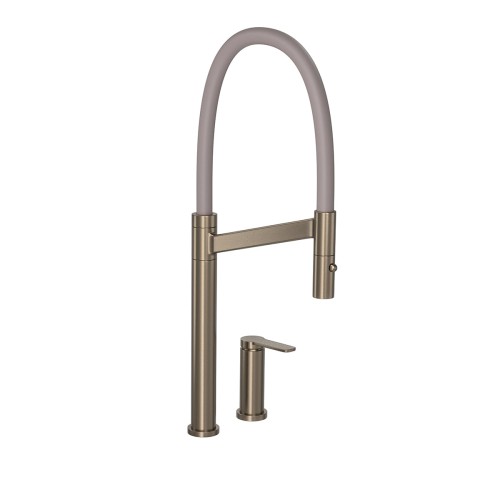 Misturador Monocomando de Mesa para Cozinha Deca Colore Corten e Fendi
