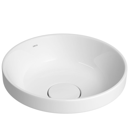 Cuba de Sobrepor Redonda Deca 30x30cm Branco Slim