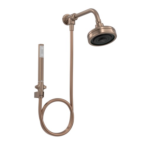 Kit Chuveiro Deca com Desviador Universal Redondo de Parede Corten