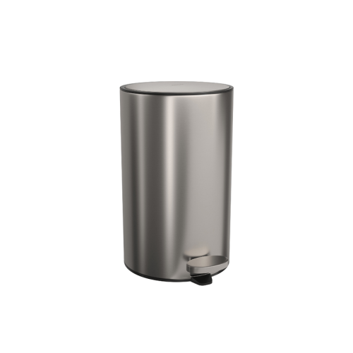 Lixeira Redonda com Pedal Deca 8l Inox - 1005.Red.8.Inx