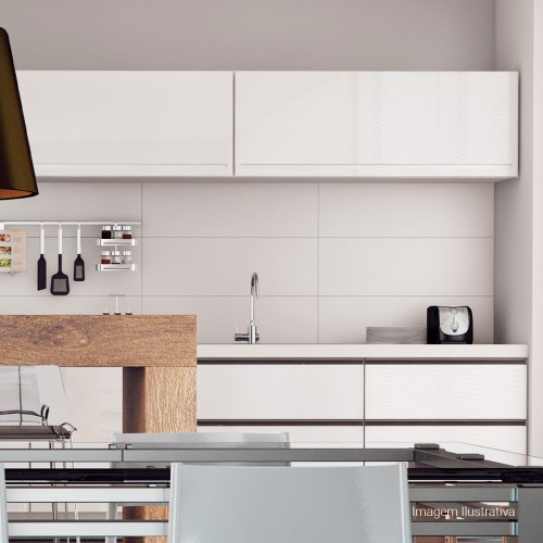 Porcelanato Monocromatico Matte 30x90cm Branco - Portinari Clean White Plain Retificado