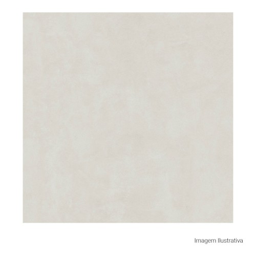Porcelanato Cimentício Natural 90x90cm Branco - Portinari Downtown Hd Wh Nat Esmaltado Retificado