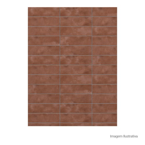Cerâmica Decorado Lux 8x25cm Roxo - Ceusa Cartela Dpr Bold