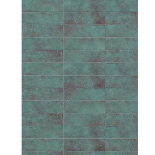 Cerâmica Decorado Lux 8x25cm Verde - Ceusa Cartela Gn Bold