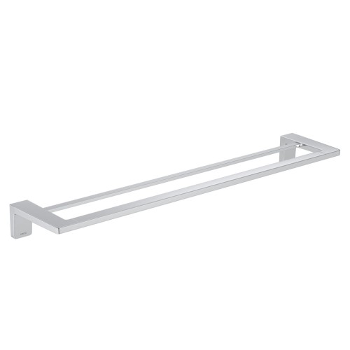 Porta Toalha com Barra Dupla 60cm Cromado - 1000.C.Ptbd60
