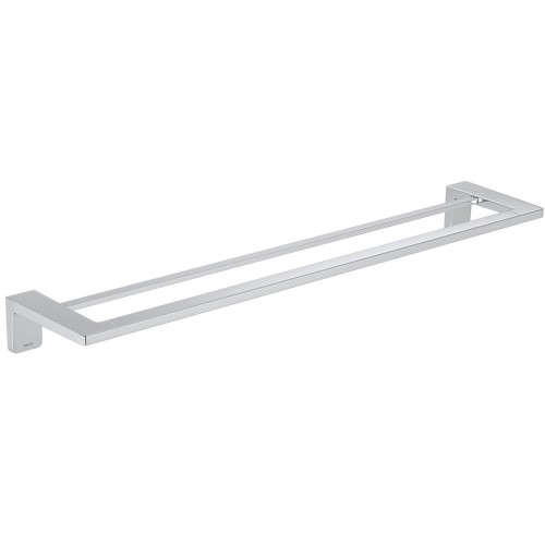 Porta Toalha com Barra Dupla 60cm Cromado - 1000.C.Ptbd60