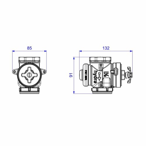 Base para Válvula de Descarga Deca 1 1/2