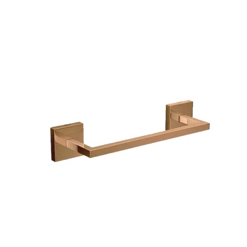 Porta Toalha Barra 20cm Acessórios Clean Red Gold