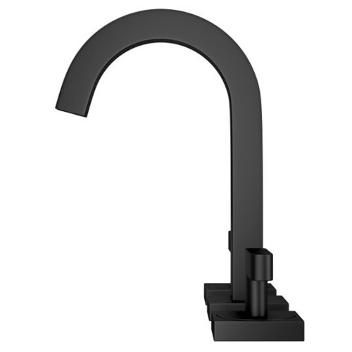 Misturador de Mesa Bica Alta para Lavatório Black Matte