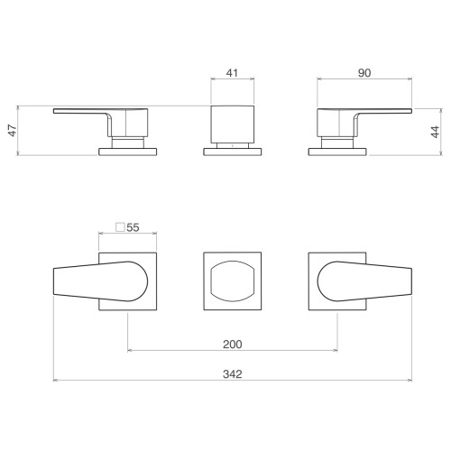 Misturador para Bidê Black Matte