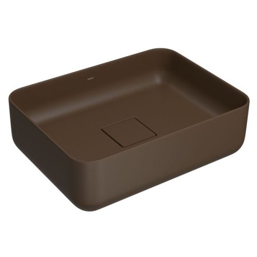 Cuba de Apoio Retangular Deca 30x40cm Marrom Fosco Slim