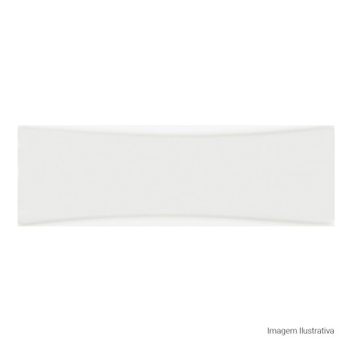 Porcelanato Monocromatico Matte 8x25cm Branco - Portinari Bella Vita Wh Mat Bold