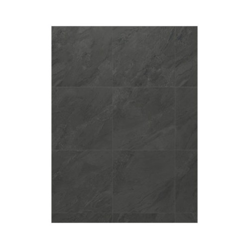 Porcelanato Pedra Natural 100x100cm Preto - Portinari Audaz Bk Nat Esmaltado Retificado