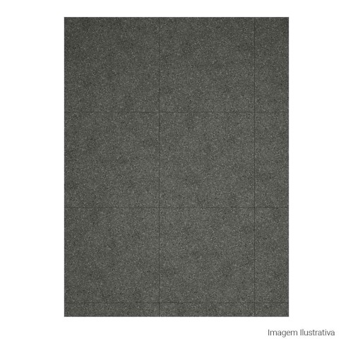 Porcelanato Pedra Natural 120x120cm Preto - Portinari Lithos Bk Nat Esmaltado Retificado