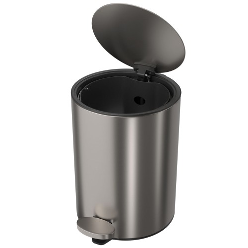 Lixeira Redonda Deca 5l Inox - 1005.Red.5.Inx