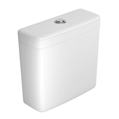 Caixa Acoplada Deca com Acionamento Duo para Bacias Clean Duna Level Monte Carlo Village Vogue Branco