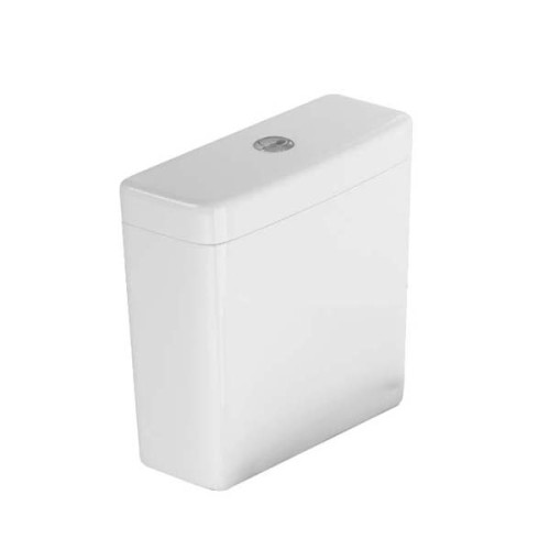 Caixa Acoplada Deca com Acionamento Duo para Bacias Clean Duna Level Monte Carlo Village Vogue Branco