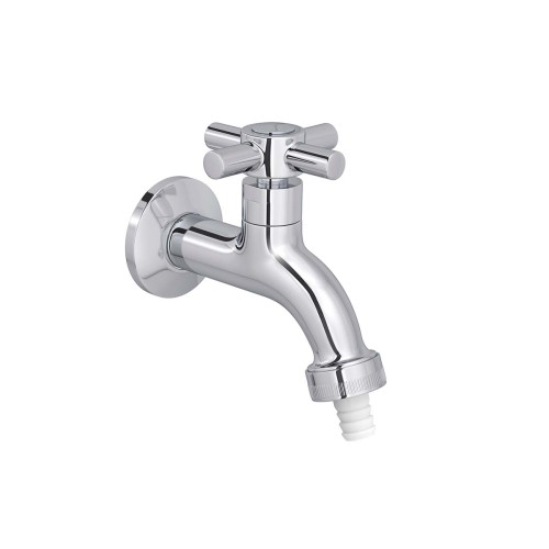 Torneira Deca para Jardim e Tanque com Adaptador de Mangueira Izy Cromado