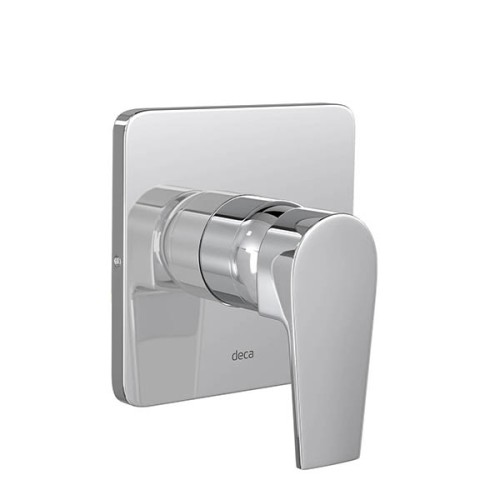 Acabamento de Monocomando de Chuveiro para Alta e Baixa Pressão Level Cromado