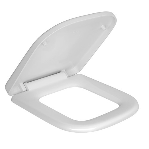 Assento Deca em Plástico Slow Close para Bacias Quadra Polo Unic Branco